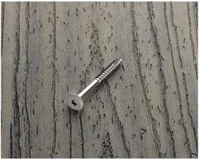 img 1 attached to Highly Durable Headcote Stainless Fascia Screws: Top-quality Pieces for Secure Installation