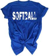 футболка для девочек softball tee - одежда running wall girls логотип