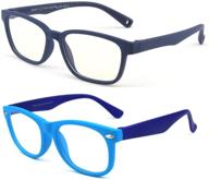 fourchen kids blue light blocking glasses logo