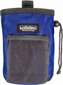 img 4 attached to 🐶 Professional Quality BarkOutfitters Dog Treat Pouch - Convenient Snack and Toy Bag - Available in Blue