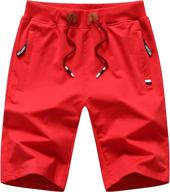 gunlire casual drawstring elastic pockets boys' clothing ~ shorts logo