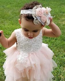 img 2 attached to Elegant Topmaker Backless A-line Lace Back Flower Girl Dress: A Perfect Fit for Special Occasions