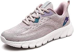 img 1 attached to 👟 SANNAX Womens Running Shoes: Fashionable and Comfortable Athletic Sneakers for Walking, Breathable Mesh Design