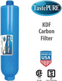 img 3 attached to 🚰 Enhanced Filtering Performance: Camco 40045 TastePURE Inline RV Water Filter, Effectively Minimizes Unpleasant Taste, Odors, Chlorine, and Sediment in Drinking Water (2 Pack)