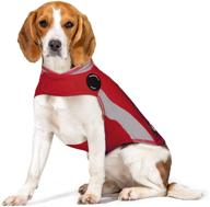 🐾 thundershirt dog jacket - relieve anxiety with green color logo