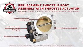 img 1 attached to 🔧 Throttle Body Assembly with Actuator - Compatible with Chevy, GMC GM Vehicles - Avalanche, Silverado, Tahoe, Trailblazer, Envoy, Savana, Sierra, Yukon - Replaces 12679524, 217-2422, 12580760