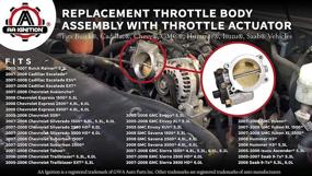 img 2 attached to 🔧 Throttle Body Assembly with Actuator - Compatible with Chevy, GMC GM Vehicles - Avalanche, Silverado, Tahoe, Trailblazer, Envoy, Savana, Sierra, Yukon - Replaces 12679524, 217-2422, 12580760