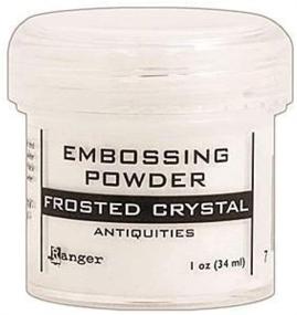 img 1 attached to Enhance Your Crafts with Ranger Embossing 1 💎 Ounce Frosted Crystal: Sparkle and Elegance in Every Detail