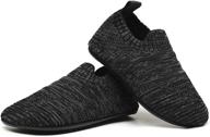 🩴 canleg cl20036allblack25 boys' non slip lightweight slippers – comfortable footwear for kids logo