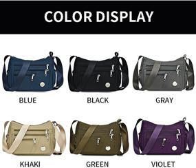 img 2 attached to 👜 Водонепроницаемая плечевая сумка-кроссбоди для женских сумок, кошельков и сумок через плечо