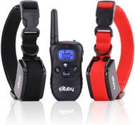 🐶 exuby dual shock collar for small dogs - train and control two dogs simultaneously with 1 remote, 2 receivers, and 4 straps - multi modes - rechargeable batteries - ideal for discipline and training logo