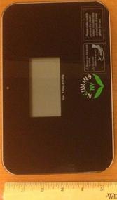 img 1 attached to 🚀 NewlineNY Super Mini SBB0638SM Auto-Step On Travel Bathroom Scale - Smallest & Ultra-Compact (Black)