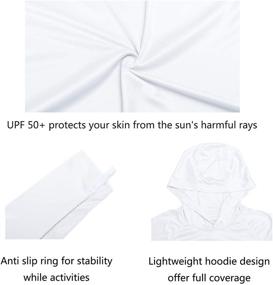 img 1 attached to Ultimate Sleeve Protection: Fishing Men's Clothing - Hoodie Shirts