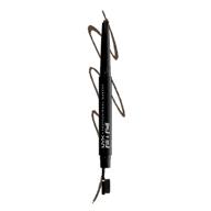 nyx professional makeup fill & fluff eyebrow pomade pencil, ash brown: achieve stunning brows with ease logo