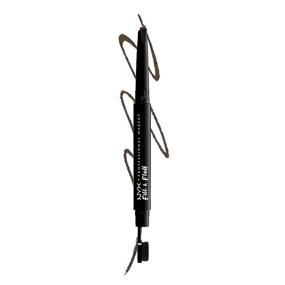 img 4 attached to NYX PROFESSIONAL MAKEUP Fill & Fluff Eyebrow Pomade Pencil, Ash Brown: Achieve Stunning Brows with Ease