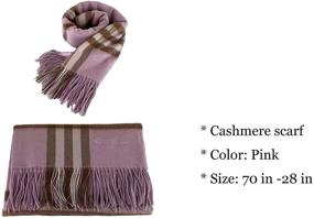 img 3 attached to 🧣 UScarmen Cashmere Blanket Scarf Shawl for Women: Stylish Accessories for Women, Scarves, and Wraps