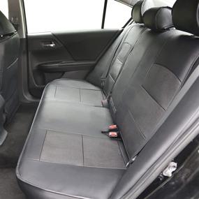 img 1 attached to OASIS AUTO Leatherette Compatible 2018 2019 2020 2021 2022 Interior Accessories