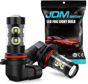 img 4 attached to 💡 JDM ASTAR 50W High Power H10 9145 LED Fog Light Bulbs in Bright White