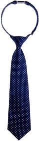 img 2 attached to 👔 Modern Polka Dot Microfiber Pre-Tied Boys' Accessories and Neckties by Retreez