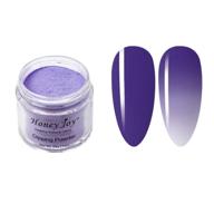 💅 28g/box purple and white temperature color change dip powder nails - long-lasting nail solution - no uv light required - no.3 logo