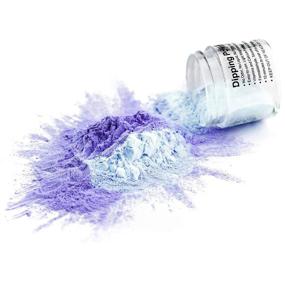 img 1 attached to 💅 28g/Box Purple and White Temperature Color Change Dip Powder Nails - Long-lasting Nail Solution - No UV Light Required - No.3