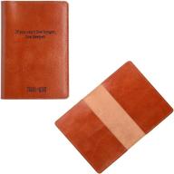 🧳 travel wallet for passport - leather holder logo