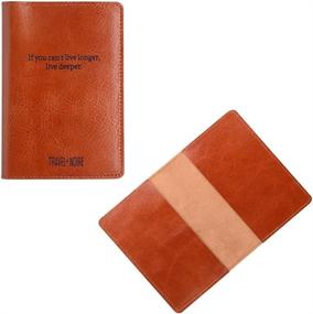 img 4 attached to 🧳 Travel Wallet for Passport - Leather Holder