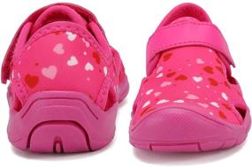 img 2 attached to FANTURE Quick Dry Lightweight Closed Toe U420LZ2002 L Pink 23 Girls' Shoes in Athletic