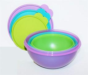 img 4 attached to 🌈 Introducing the New Tupperware Wonderlier Bowl Set 3 - Large Size, Fresh New Colors!