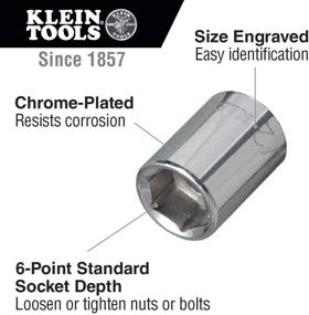 img 3 attached to 🔧 Klein Tools 8 Inch Socket Set - 20 Piece