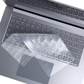 img 3 attached to VFENG Прозрачная клавиатурная накладка для ноутбука Microsoft Surface 4 2021+ и Microsoft Surface Laptop 3 13" 2019/2020+