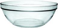 durable and space-saving: duralex lys stackable clear bowl - the perfect kitchen essential логотип