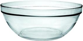 img 4 attached to Durable and Space-Saving: Duralex Lys Stackable Clear Bowl - The Perfect Kitchen Essential