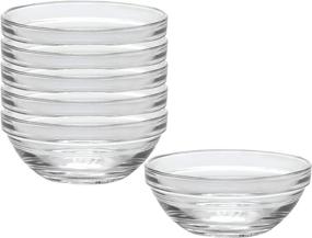 img 2 attached to Durable and Space-Saving: Duralex Lys Stackable Clear Bowl - The Perfect Kitchen Essential