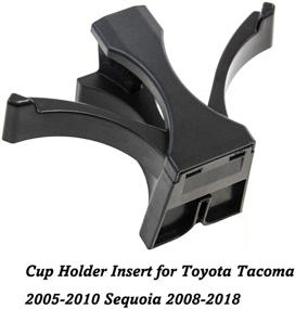 img 2 attached to Swess Чашка разделитель для подстаканника в центральной консоли для Toyota Tacoma 2005-2010 и Sequoia 2008-2018