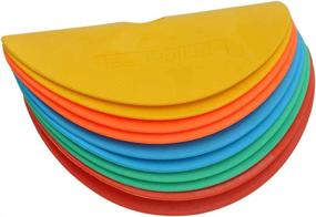 img 1 attached to 🏃 Enhance Speed & Agility with Eco Walker Flat Cones Spot Markers – Ideal for Soccer, Basketball & Sports Training (Set of 10)