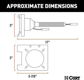 img 3 attached to 🔌 Curt 57674 Dual-Output 4-Way Flat Vehicle-Side to 7-Way RV Blade Trailer Wiring Adapter with Tester for Improved SEO