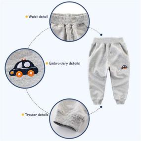 img 2 attached to IjnUhb Toddler Clothes T Shirts Pants（CrocodileBlack 6T） Boys' Clothing in Clothing Sets