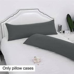 img 2 attached to PiccoCasa Матовые наволочки из микрофибры Pillows