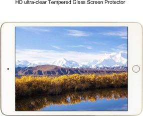 img 1 attached to 📱 Ailun Tempered Glass Screen Protector for iPad Mini 4 and iPad Mini 5 (2019) – Ultra Clear Transparency, 2.5D Edge, Anti-Scratches, Case-Friendly