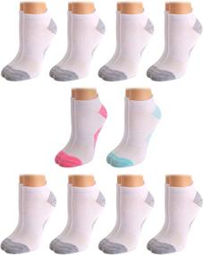 img 4 attached to 🧦 10-Pack Avia Women's No-Show Athletic Low Cut Socks for Enhanced SEO