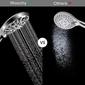 img 2 attached to 🚿 Woochy High Pressure Shower Head Set with 9 Functions, 59inch Replaceable Hose and Adjustable Bracket - Ideal for Home and Spa Massage