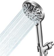 🚿 woochy high pressure shower head set with 9 functions, 59inch replaceable hose and adjustable bracket - ideal for home and spa massage logo