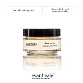 img 3 attached to 🌹 evanhealy Rose Vetiver Day Moisturizer - Lightweight Formula with Powerful Antioxidants - Hydrating & Calming for All Skin Types