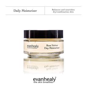 img 2 attached to 🌹 evanhealy Rose Vetiver Day Moisturizer - Lightweight Formula with Powerful Antioxidants - Hydrating & Calming for All Skin Types