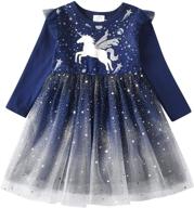 👗 dxton lh4570 4t little children dresses: trendy girls' clothing and dresses for fashionable kids logo