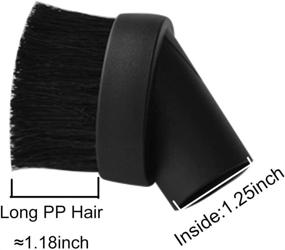 img 3 attached to 🧹 4-Piece Universal Vacuum Cleaner Brush Accessories Set - EZ SPARES, 32mm / 1 1/4 inch, PP Hair Brush Kit