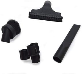 img 4 attached to 🧹 4-Piece Universal Vacuum Cleaner Brush Accessories Set - EZ SPARES, 32mm / 1 1/4 inch, PP Hair Brush Kit