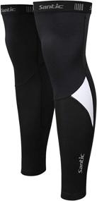 img 3 attached to Santic Cycling Warmers Thermal Fleeced Sports & Fitness