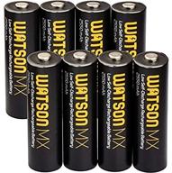 аккумуляторы watson nimh 8 штук 2550mah логотип